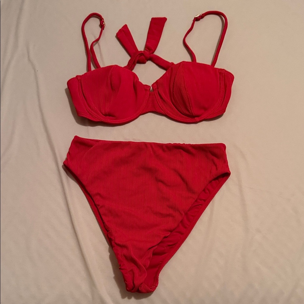 Red Women's Bikini Set